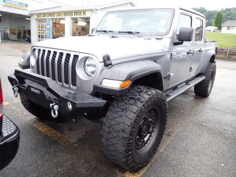 Billet Silver Metallic Jeep Gladiator Sport 4x4.  Click to enlarge.