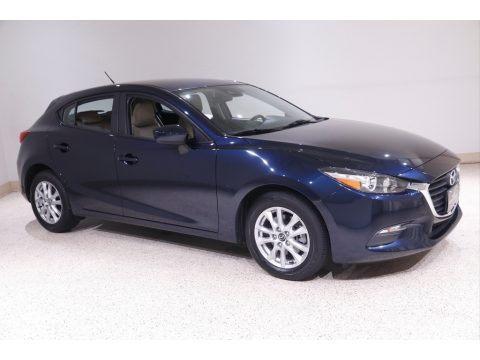 Deep Crystal Blue Mica Mazda MAZDA3 Sport 5 Door.  Click to enlarge.