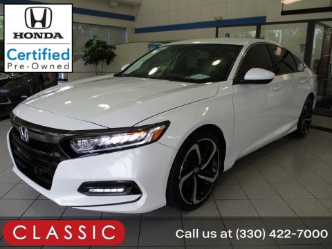 Platinum White Pearl Honda Accord Sport Sedan.  Click to enlarge.