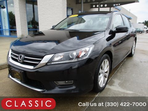 Crystal Black Pearl Honda Accord EX Sedan.  Click to enlarge.