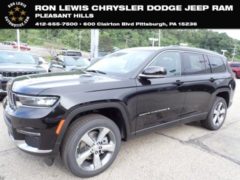 Diamond Black Crystal Pearl Jeep Grand Cherokee L Limited 4x4.  Click to enlarge.