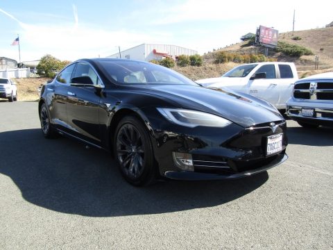 Obsidian Black Metallic Tesla Model S 100D.  Click to enlarge.