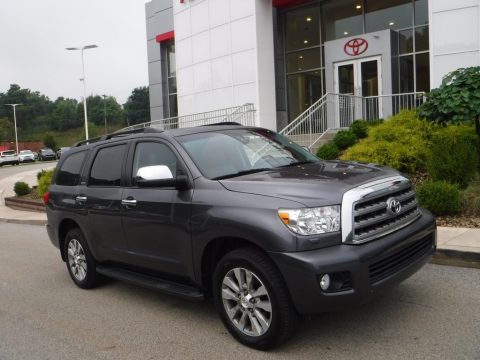 Magnetic Gray Metallic Toyota Sequoia Limited 4x4.  Click to enlarge.