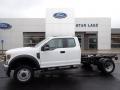 2022 Ford F550 Super Duty XL Regular Cab 4x4 Chassis Oxford White
