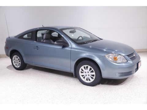 Silver Moss Metallic Chevrolet Cobalt LS Coupe.  Click to enlarge.