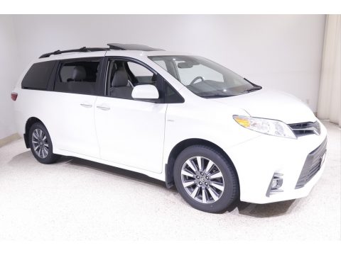 Blizzard White Pearl Toyota Sienna XLE AWD.  Click to enlarge.