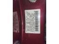 Honda Color Code R548P Basque Red Pearl II #32