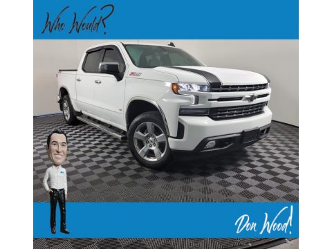 Summit White Chevrolet Silverado 1500 RST Crew Cab 4WD.  Click to enlarge.