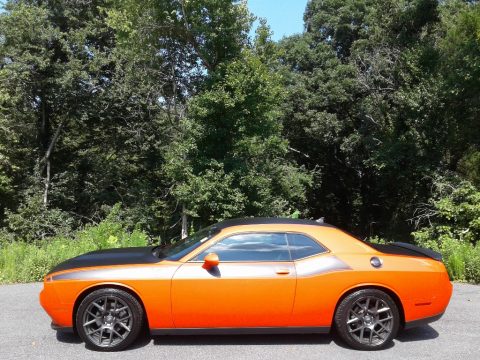 Go Mango Dodge Challenger T/A Plus.  Click to enlarge.