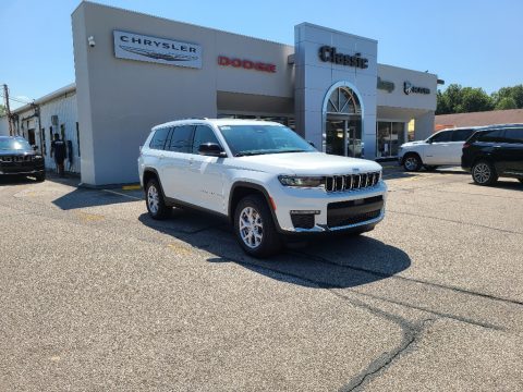 Bright White Jeep Grand Cherokee L Limited 4x4.  Click to enlarge.