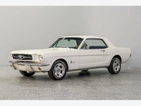 Wimbledon White Ford Mustang Coupe.  Click to enlarge.