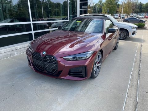 Aventurin Red Metallic BMW 4 Series M440i xDrive Convertible.  Click to enlarge.