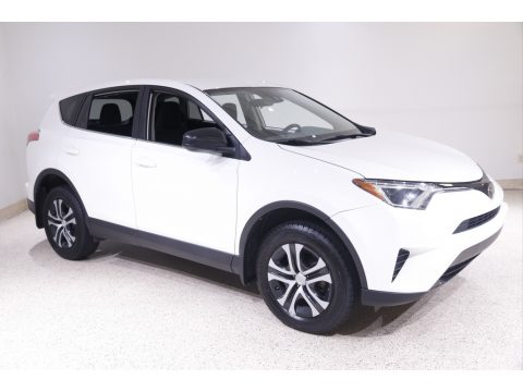 Super White Toyota RAV4 LE.  Click to enlarge.