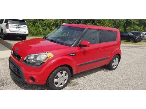 Molten Red Kia Soul 1.6.  Click to enlarge.