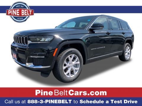 Diamond Black Crystal Pearl Jeep Grand Cherokee L Limited 4x4.  Click to enlarge.