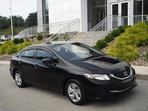 Crystal Black Pearl Honda Civic LX Sedan. Click to enlarge. Crystal Black Pearl Honda Civic LX Sedan. Click to enlarge.