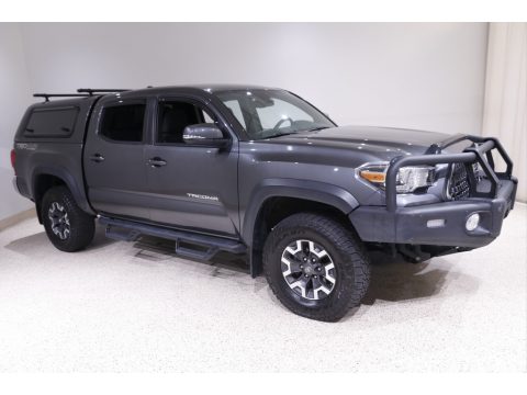 Magnetic Gray Metallic Toyota Tacoma TRD Off-Road Double Cab 4x4.  Click to enlarge.