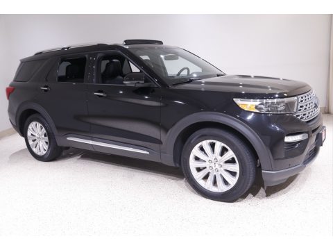 Agate Black Metallic Ford Explorer Limited 4WD.  Click to enlarge.