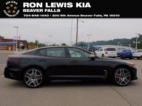 Aurora Black Kia Stinger GT2.  Click to enlarge.