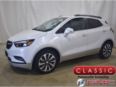 White Frost Tricoat Buick Encore Essence.  Click to enlarge.