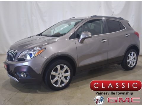 Cocoa Silver Metallic Buick Encore Leather AWD.  Click to enlarge.