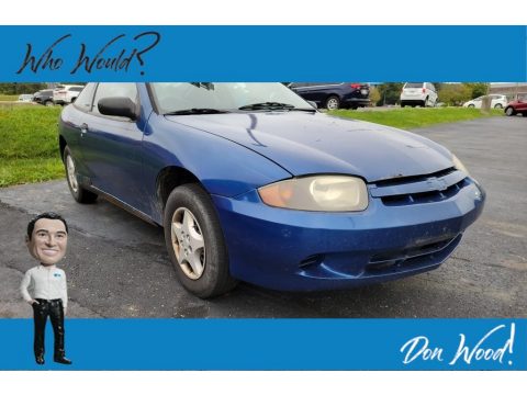 Arrival Blue Metallic Chevrolet Cavalier Coupe.  Click to enlarge.