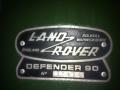 Info Tag of 1994 Land Rover Defender 90 Soft Top #5