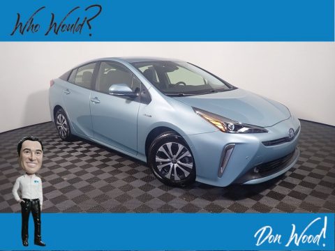 Sea Glass Pearl Toyota Prius XLE AWD-e.  Click to enlarge.