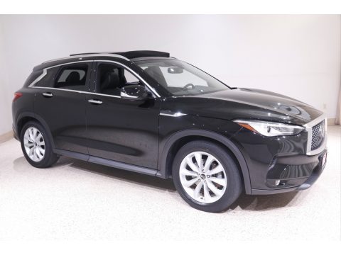 Black Obsidian Infiniti QX50 Luxe AWD.  Click to enlarge.