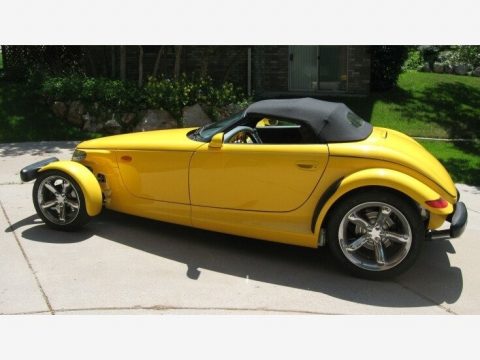 Prowler Yellow Chrysler Prowler Roadster.  Click to enlarge.