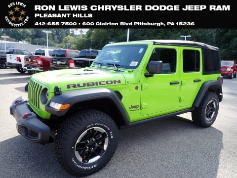Limited Edition Gecko Jeep Wrangler Unlimited Rubicon 4x4.  Click to enlarge.