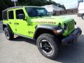 Front 3/4 View of 2021 Jeep Wrangler Unlimited Rubicon 4x4 #8