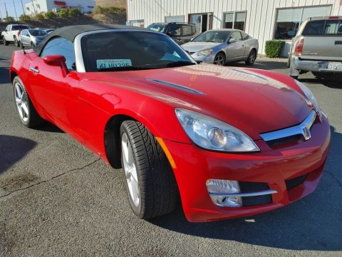 Chili Pepper Red Saturn Sky Roadster.  Click to enlarge.