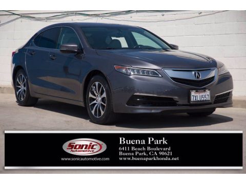 Modern Steel Metallic Acura TLX Sedan.  Click to enlarge.