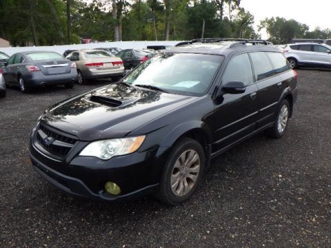 Obsidian Black Pearl Subaru Outback 2.5XT Limited Wagon.  Click to enlarge.
