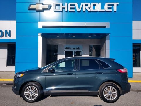 Baltic Sea Green Ford Edge SEL AWD.  Click to enlarge.