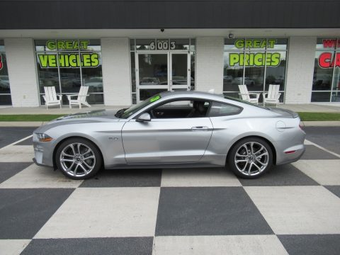 Iconic Silver Ford Mustang GT Premium Fastback.  Click to enlarge.