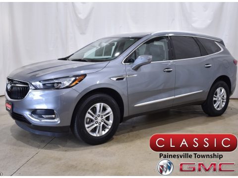 Satin Steel Metallic Buick Enclave Essence AWD.  Click to enlarge.
