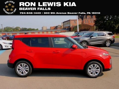 Inferno Red Kia Soul LX.  Click to enlarge.