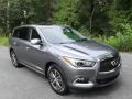 Front 3/4 View of 2019 Infiniti QX60 Pure AWD #5