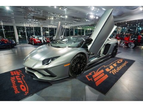 Grigio Titans Matt Lamborghini Aventador S Roadster.  Click to enlarge.