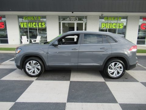 Pure Gray Volkswagen Atlas Cross Sport SE 4Motion.  Click to enlarge.