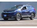 Front 3/4 View of 2018 Honda CR-V Touring AWD #11