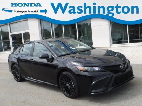 Midnight Black Metallic Toyota Camry SE Nightshade AWD.  Click to enlarge.