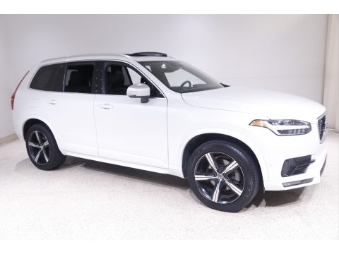 Crystal White Pearl Volvo XC90 T6 AWD R-Design.  Click to enlarge.