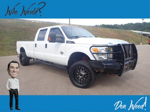 Oxford White Ford F250 Super Duty XL Crew Cab 4x4.  Click to enlarge.