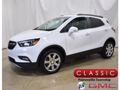 Summit White Buick Encore Essence AWD.  Click to enlarge.