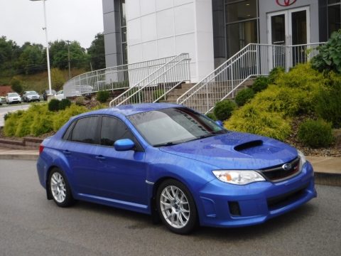 Plasma Blue Pearl Subaru Impreza WRX 4 Door.  Click to enlarge.