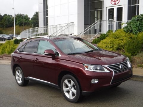 Claret Red Mica Lexus RX 350 AWD.  Click to enlarge.