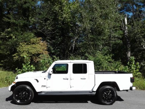 Bright White Jeep Gladiator High Altitude 4x4.  Click to enlarge.